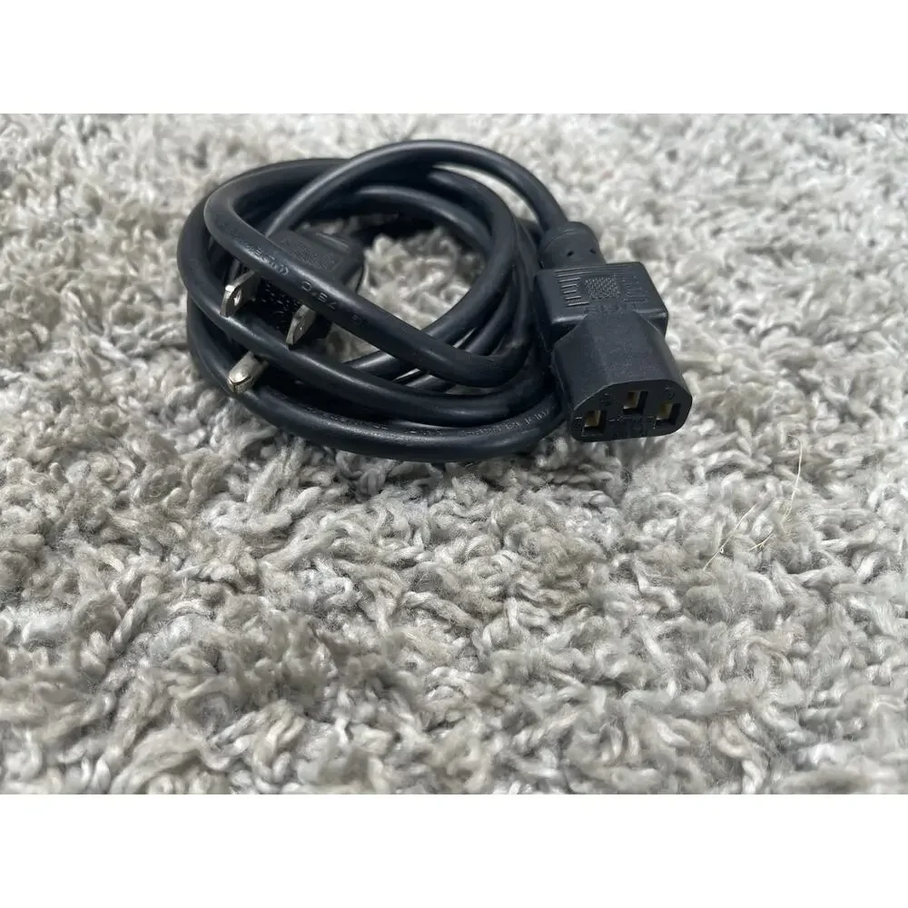 6’ Three Prong Ac Power Cord for Computer Monitor Printers Desktop 120v